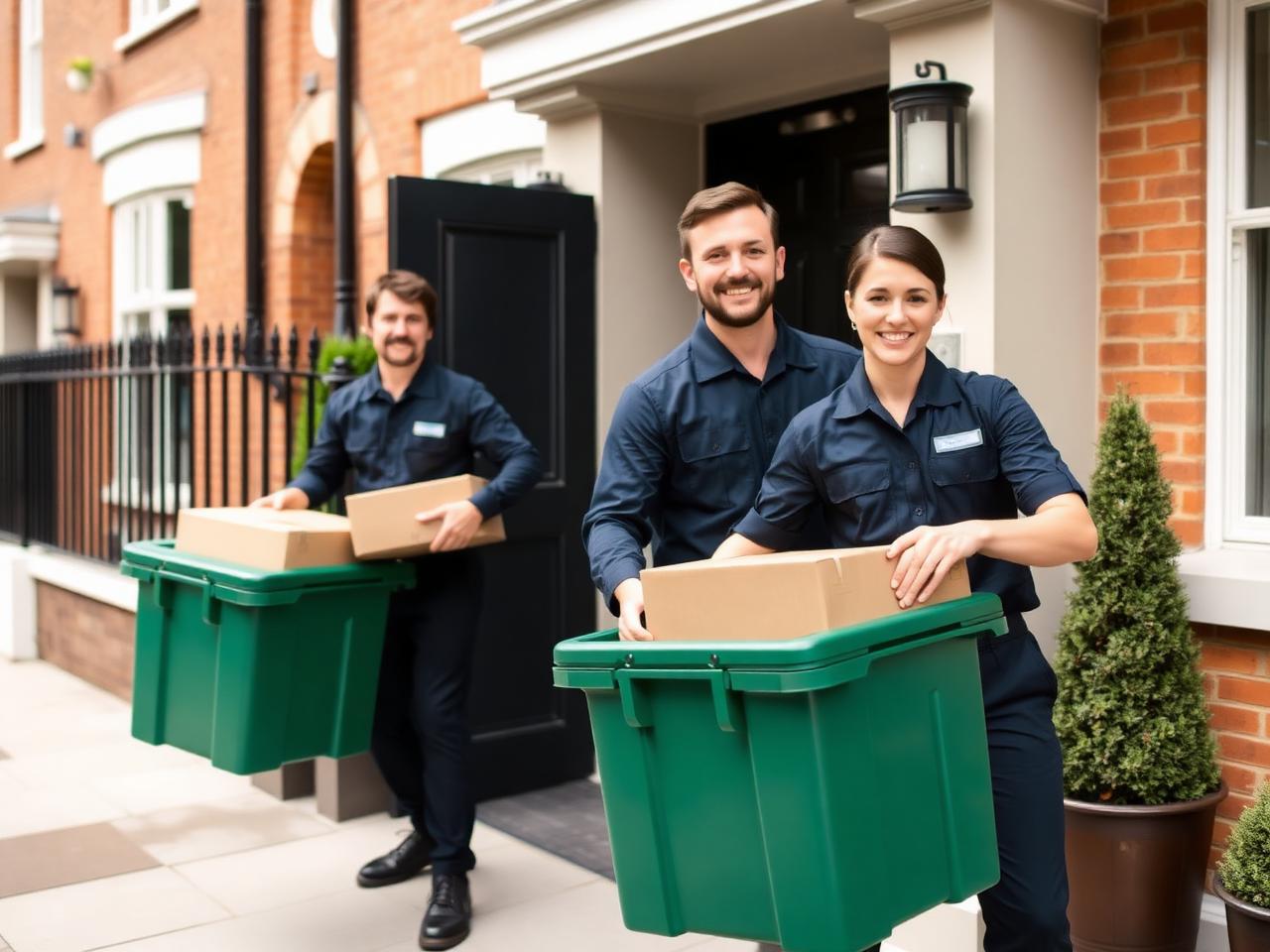 Uniformed 1st Recycling team